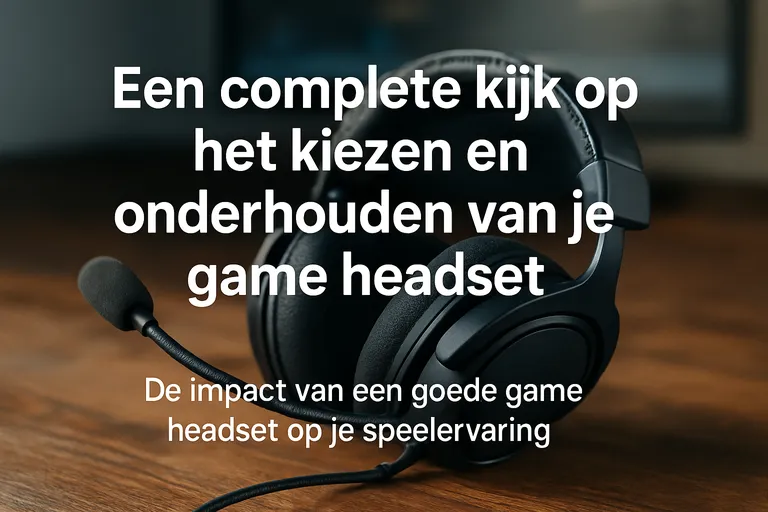 Een complete kijk op het kiezen en onderhouden van je game headset